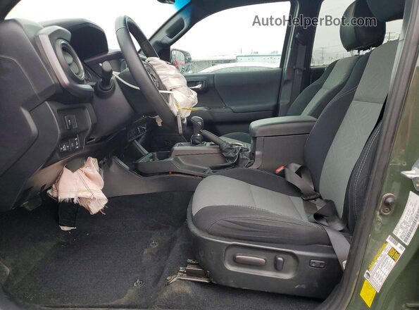 3TMCZ5AN6MM453021 2021 TOYOTA TACOMA Green Vista interior delantera