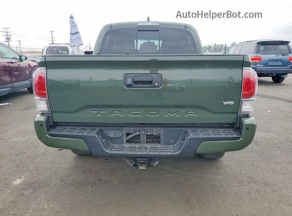 3TMCZ5AN6MM453021 2021 TOYOTA TACOMA Green Vista trasera
