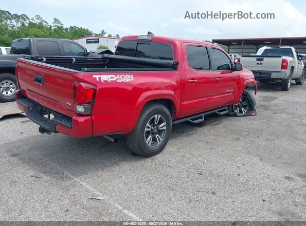 3TMCZ5AN7JM128325 2018 TOYOTA TACOMA Red 