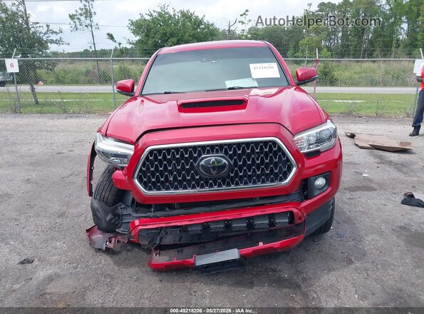 3TMCZ5AN7JM128325 2018 TOYOTA TACOMA Red 