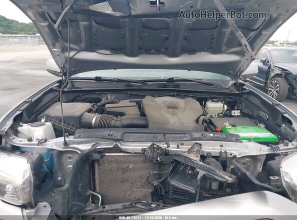 3TMCZ5AN7JM168100 2018 TOYOTA TACOMA Silver უკანა ხედი