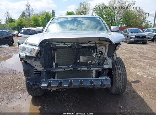3TMCZ5AN7LM334067 2020 TOYOTA TACOMA Silver Front view