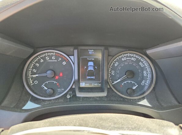 3TMCZ5AN7LM342332 2020 TOYOTA TACOMA White Вид щитка приладів