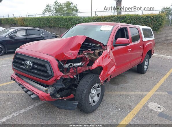 3TMCZ5AN7LM348549 2020 TOYOTA TACOMA Red Front left