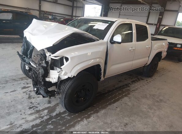 3TMCZ5AN8LM329153 2020 TOYOTA TACOMA White Առջևի ձախ երեք քառորդ տեսարան