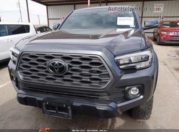3TMCZ5AN8MM442683 2021 TOYOTA TACOMA Gray Widok zestawu wskaźników