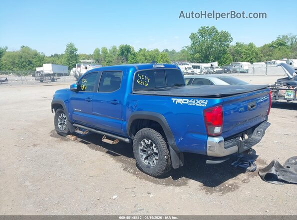 3TMCZ5AN9JM142467 2018 TOYOTA TACOMA Blue Հետևի ձախ