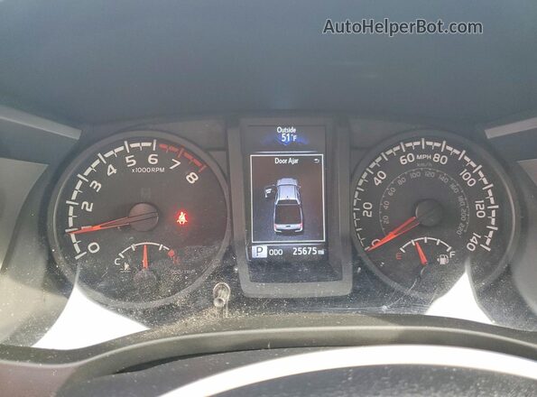 3TMCZ5AN9NM475757 2022 TOYOTA TACOMA Black Вид щитка приладів