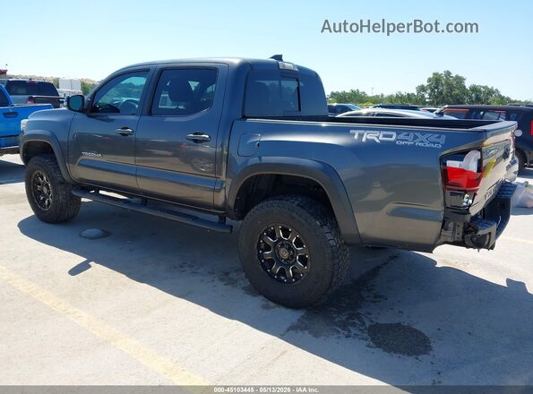 3TMCZ5ANXJM165501 2018 TOYOTA TACOMA Gray Հետևի ձախ