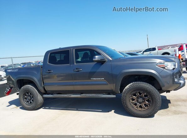 3TMCZ5ANXJM165501 2018 TOYOTA TACOMA Gray Սալոնի հետևի տեսք