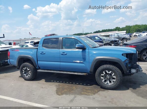 3TMCZ5ANXKM214360 2019 TOYOTA TACOMA Blue 