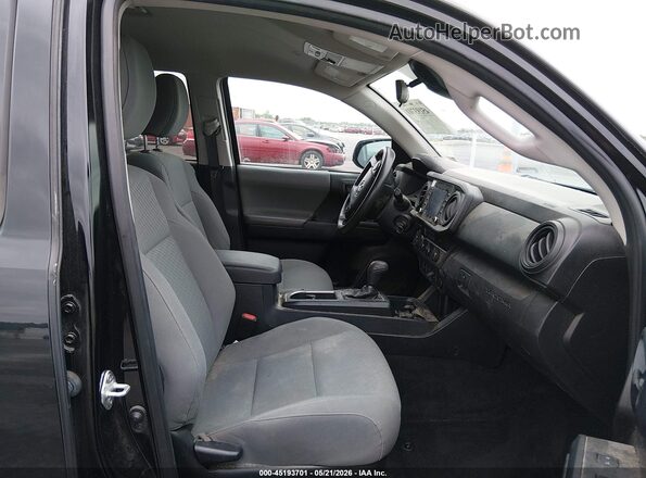 3TMCZ5ANXMM400502 2021 TOYOTA TACOMA Black წინა სალონის ხედი