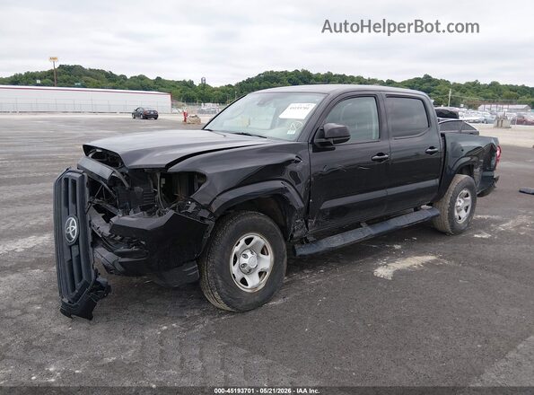 3TMCZ5ANXMM400502 2021 TOYOTA TACOMA Black წინა მარცხენა ხედი სამი მეოთხედიდან
