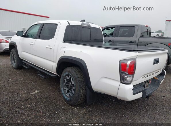 3TMCZ5ANXMM444337 2021 TOYOTA TACOMA White Trasero izquierdo