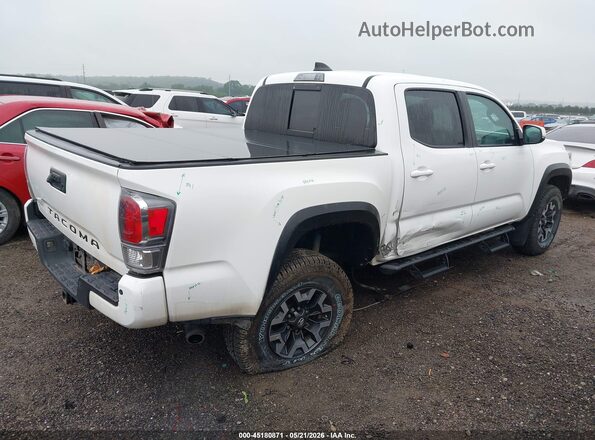 3TMCZ5ANXMM444337 2021 TOYOTA TACOMA White Trasero derecho