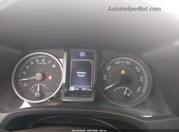 3TMCZ5ANXMM449473 2021 TOYOTA TACOMA Серый Вид задних сидений
