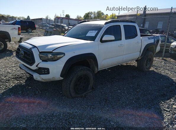 3TMCZ5ANXMM449716 2021 TOYOTA TACOMA White Առջևի ձախ երեք քառորդ տեսարան