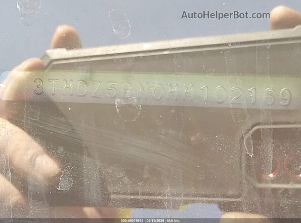 3TMDZ5BN0MM102169 2021 TOYOTA TACOMA Серый Вид подкапотного пространства