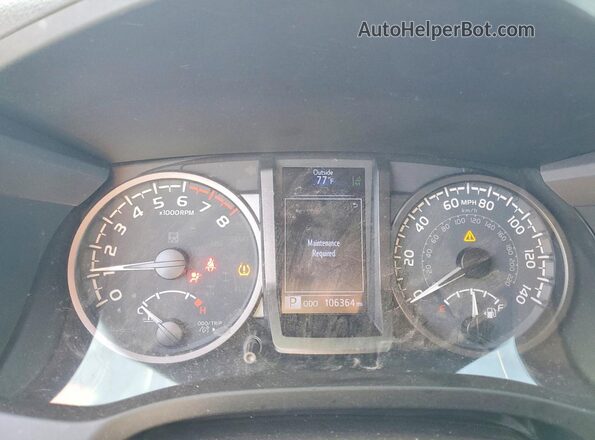 3TMDZ5BN1LM082948 2020 TOYOTA TACOMA Gray Vista del cuadro de instrumentos