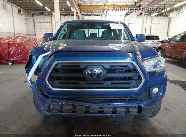 3TMDZ5BN2JM050717 2018 TOYOTA TACOMA Blue Widok wnętrza z tyłu