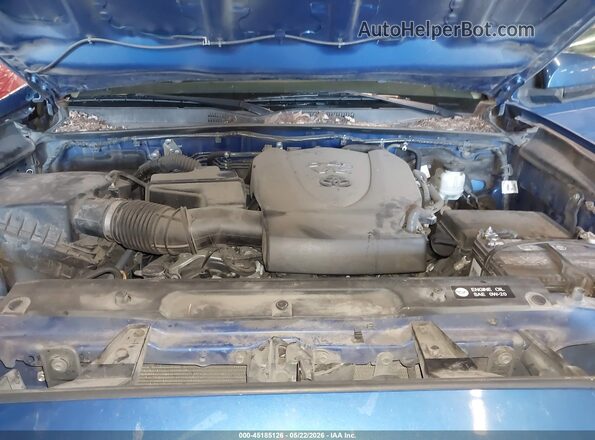 3TMDZ5BN2JM050717 2018 TOYOTA TACOMA Blue Widok z tyłu