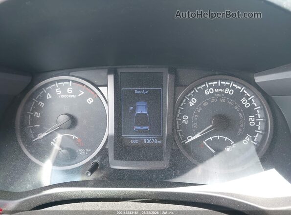 3TMDZ5BN3JM054100 2018 TOYOTA TACOMA Black Вид задніх сидінь