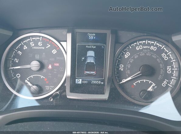 3TMDZ5BN4NM137072 2022 TOYOTA TACOMA Gray უკანა სავარძლების ხედი