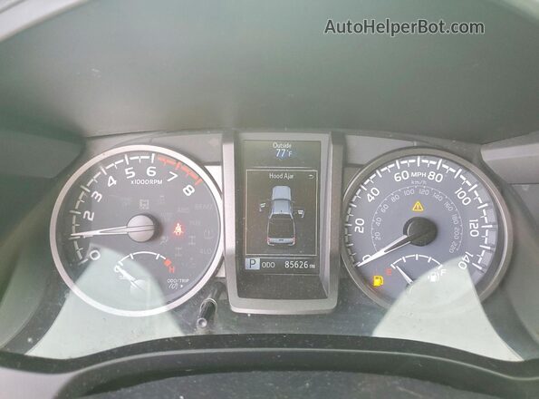 3TMDZ5BN6MM113306 2021 TOYOTA TACOMA Charcoal ხელსაწყოთა პანელის ხედი