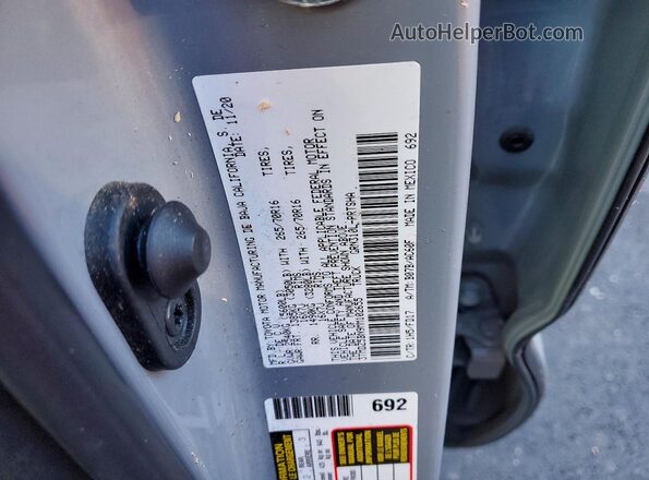 3TMDZ5BN9MM102655 2021 TOYOTA TACOMA Gray ძრავის განყოფილების ხედი