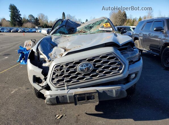 3TMDZ5BN9MM102655 2021 TOYOTA TACOMA Gray წინა ხედი