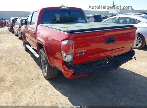 3TMGZ5ANXJM167654 2018 TOYOTA TACOMA Red Rear left