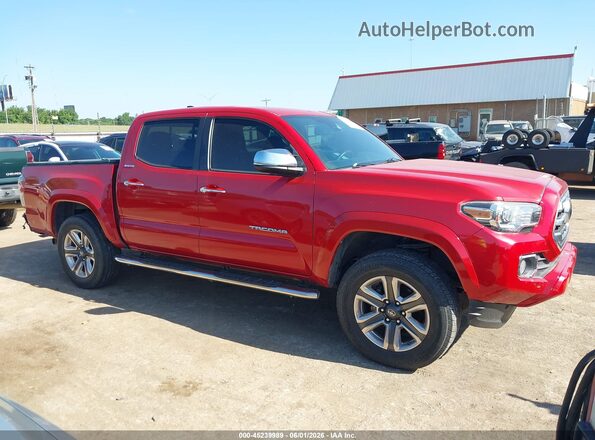 3TMGZ5ANXJM167654 2018 TOYOTA TACOMA Red Rear interior view