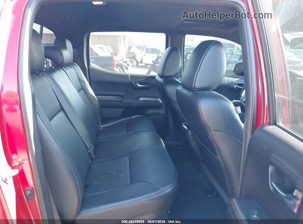 3TMGZ5ANXJM167654 2018 TOYOTA TACOMA Red VIN sticker view