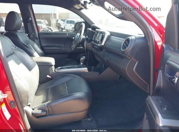 3TMGZ5ANXJM167654 2018 TOYOTA TACOMA Red Front interior view