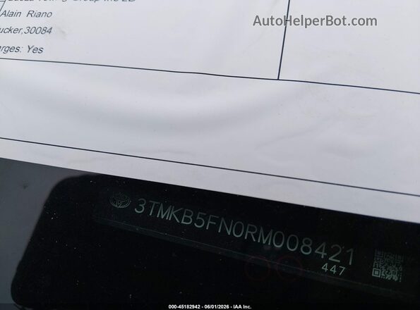 3TMKB5FN0RM008421 2024 TOYOTA TACOMA Black 