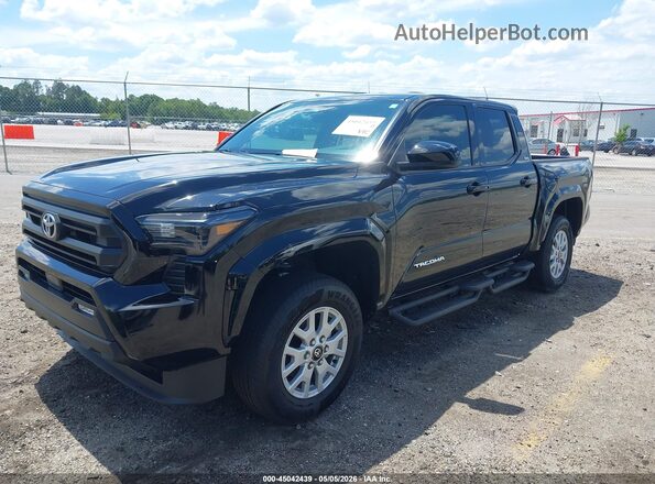 3TMKB5FN5SM047303 2025 TOYOTA TACOMA Black წინა მარცხენა ხედი სამი მეოთხედიდან