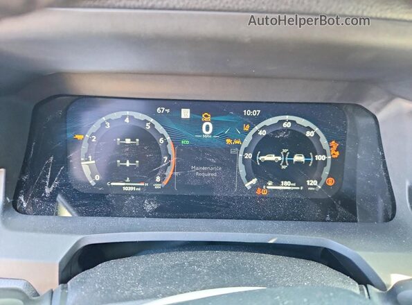 3TMLB5FN2SM047621 2025 TOYOTA TACOMA Blue Vista del cuadro de instrumentos