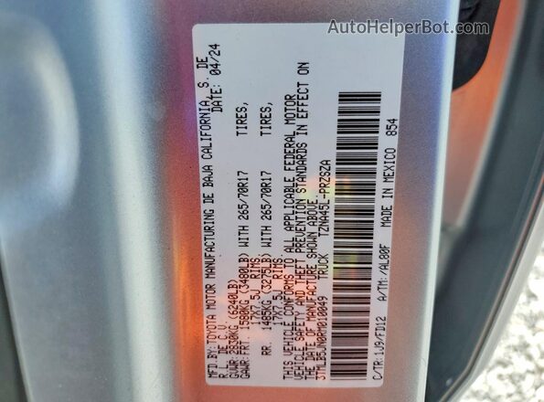 3TMLB5JN0RM010049 2024 TOYOTA TACOMA Silver 