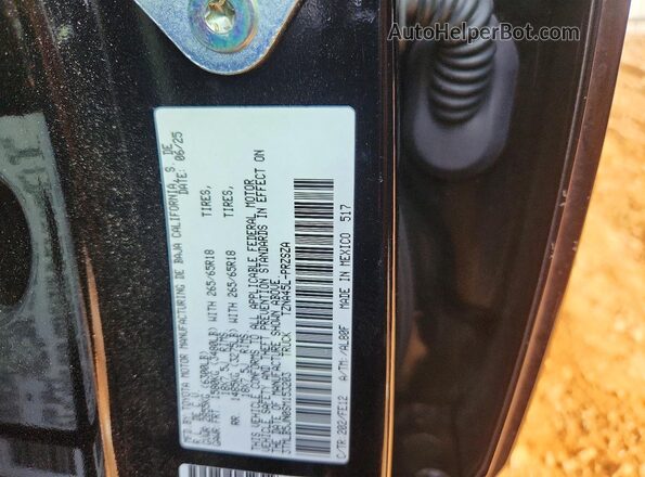 3TMLB5JN0SM153203 2025 TOYOTA TACOMA Black Engine compartment view