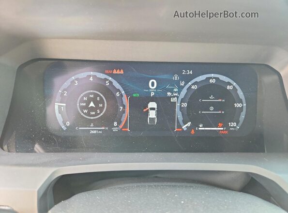 3TMLB5JN2TM234334 2026 TOYOTA TACOMA Gray ხელსაწყოთა პანელის ხედი
