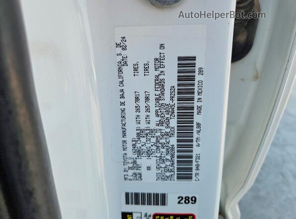 3TMLB5JN6RM002084 2024 TOYOTA TACOMA Белый 