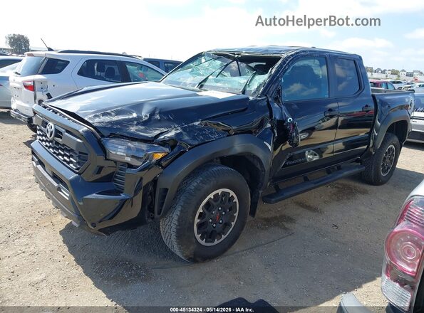 3TMLB5JN9RM057239 2024 TOYOTA TACOMA Black წინა მარცხენა ხედი სამი მეოთხედიდან