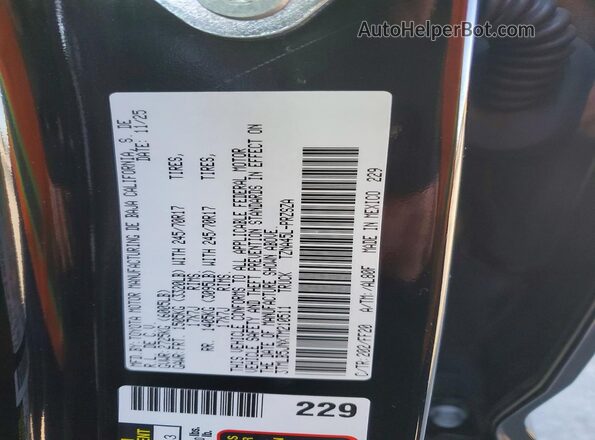 3TMLB5JNXTM210511 2026 TOYOTA TACOMA Black 