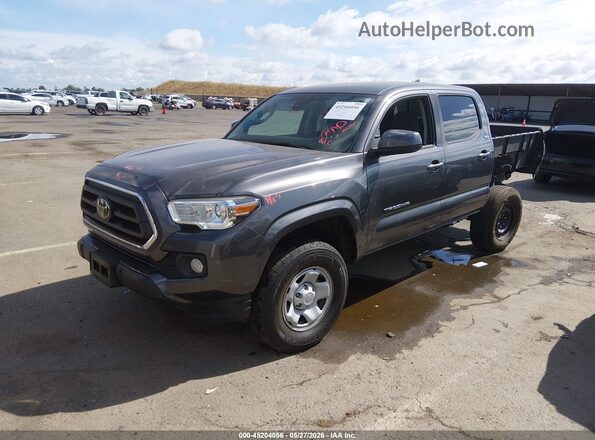 3TYAX5GN8MT014587 2021 TOYOTA TACOMA Gray წინა მარცხენა ხედი სამი მეოთხედიდან