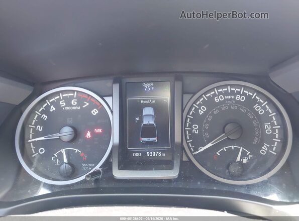 3TYCZ5AN1PT131024 2023 TOYOTA TACOMA Orange Հետևի նստատեղերի տեսք