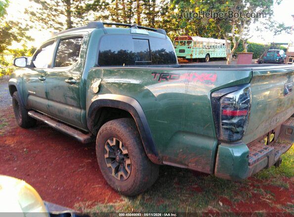 3TYCZ5AN2NT072580 2022 TOYOTA TACOMA Green Հետևի ձախ
