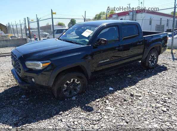 3TYCZ5AN7NT075748 2022 TOYOTA TACOMA Black წინა მარცხენა ხედი სამი მეოთხედიდან