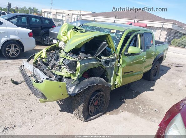 3TYCZ5AN9NT094382 2022 TOYOTA TACOMA Green Vista tres cuartos delantera izquierda