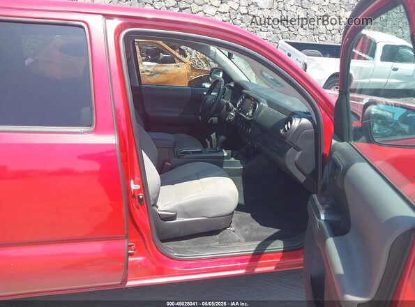 3TYCZ5AN9PT165700 2023 TOYOTA TACOMA Красный Вид салона спереди