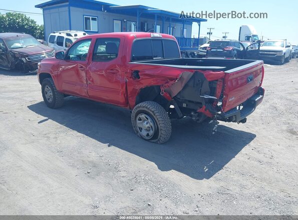 3TYCZ5AN9PT165700 2023 TOYOTA TACOMA Красный Задняя левая четверть